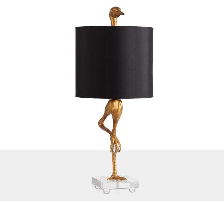 Lámpara de mesa Avestruz
